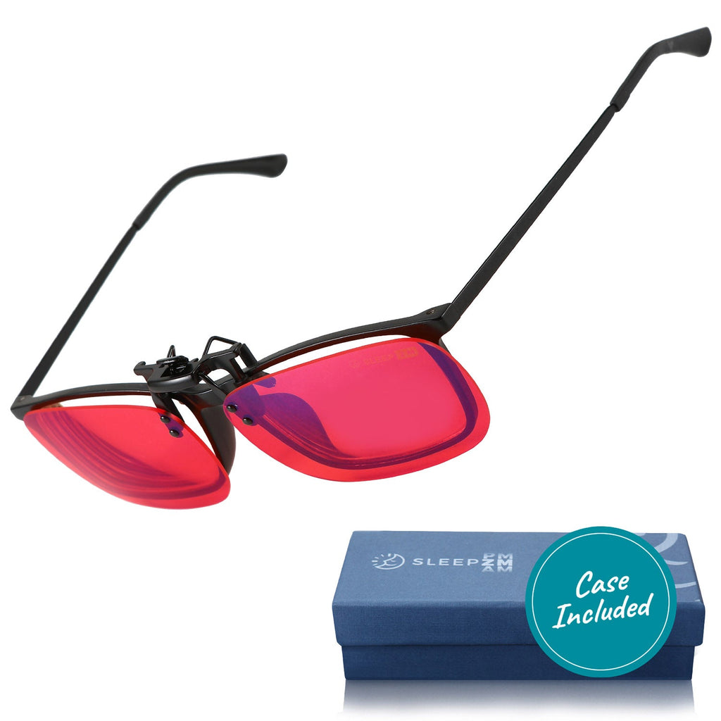 NightMax Flip-Up Clip-On Blue Light Blocking Glasses