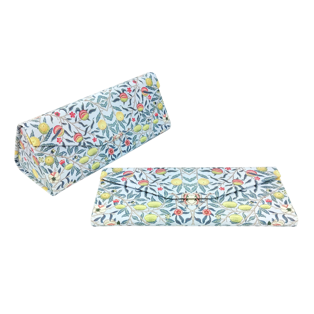 Four Fruits by William Morris Vegan Leather Glasses Case