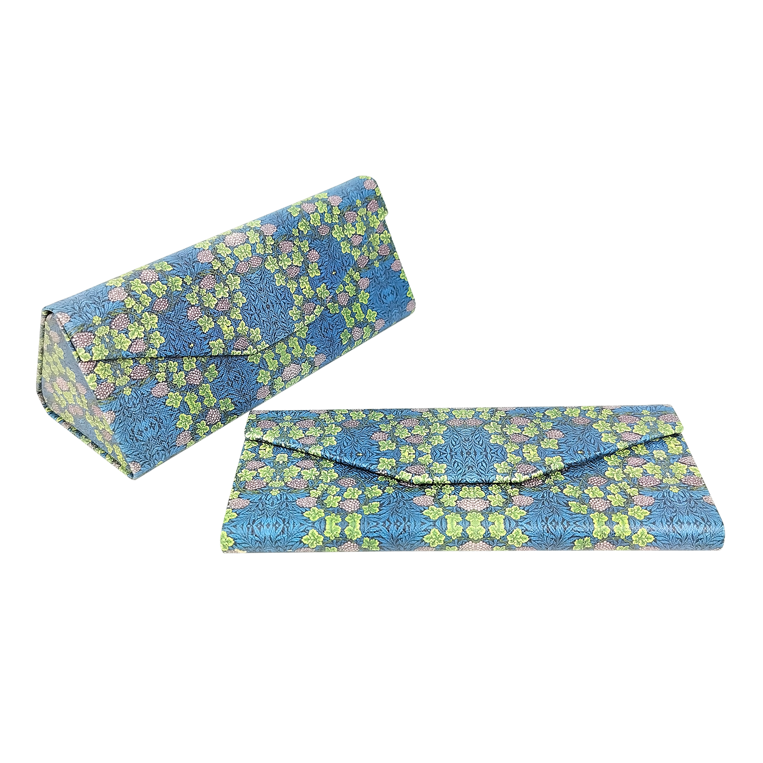Grapes by William Morris Vegan Leather Glasses Case