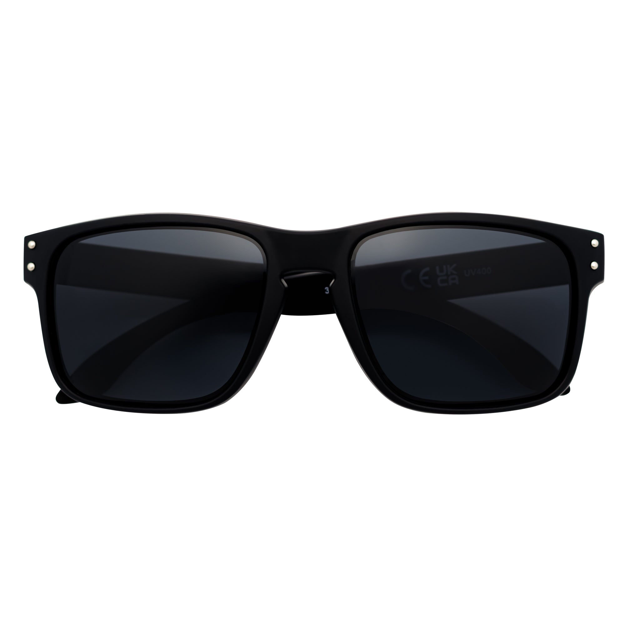 Hallbrook Polarized Sports Sunglasses – Matte Black / Dark Smoke