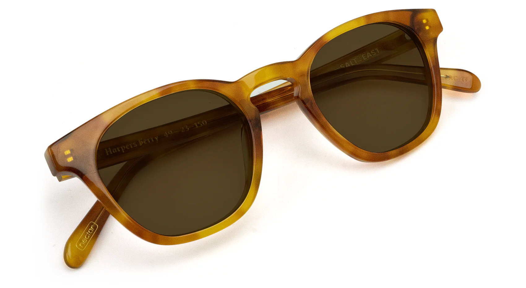 Harpers Ferry Polarized Round Sunglasses – Retro Acetate Frame | Nectar