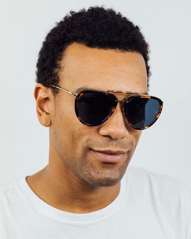 Clyden Polarized Oversized Aviator Sunglasses | Out East Eyewear