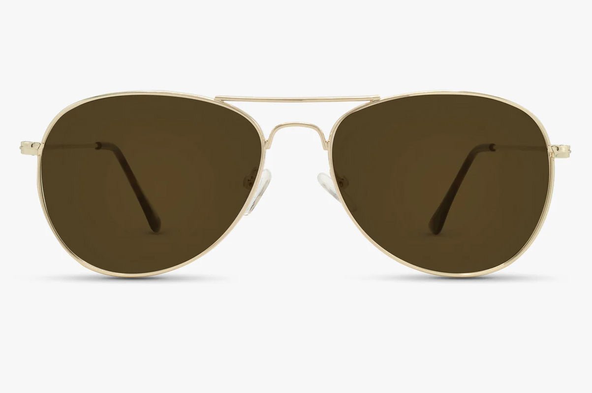 Kitty Hawk Polarized Aviator Sunglasses – Stainless Steel | Nectar