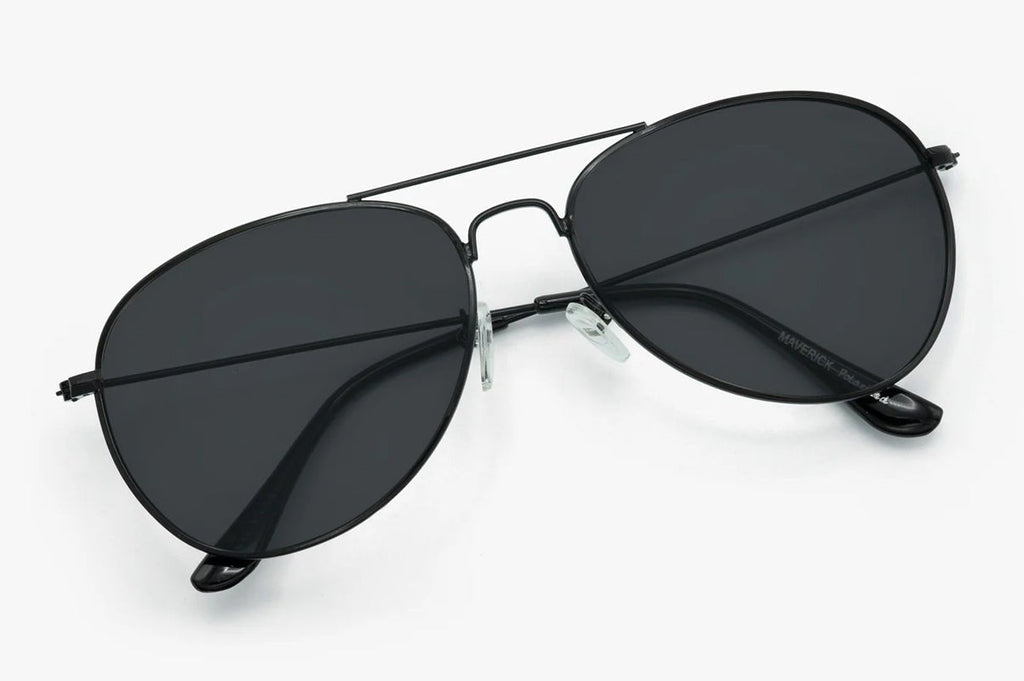 Kitty Hawk Polarized Aviator Sunglasses – Stainless Steel | Nectar
