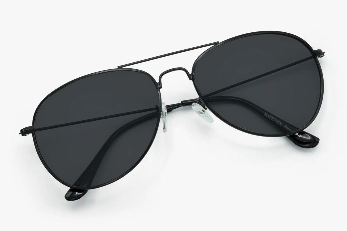 Kitty Hawk Polarized Aviator Sunglasses – Stainless Steel | Nectar