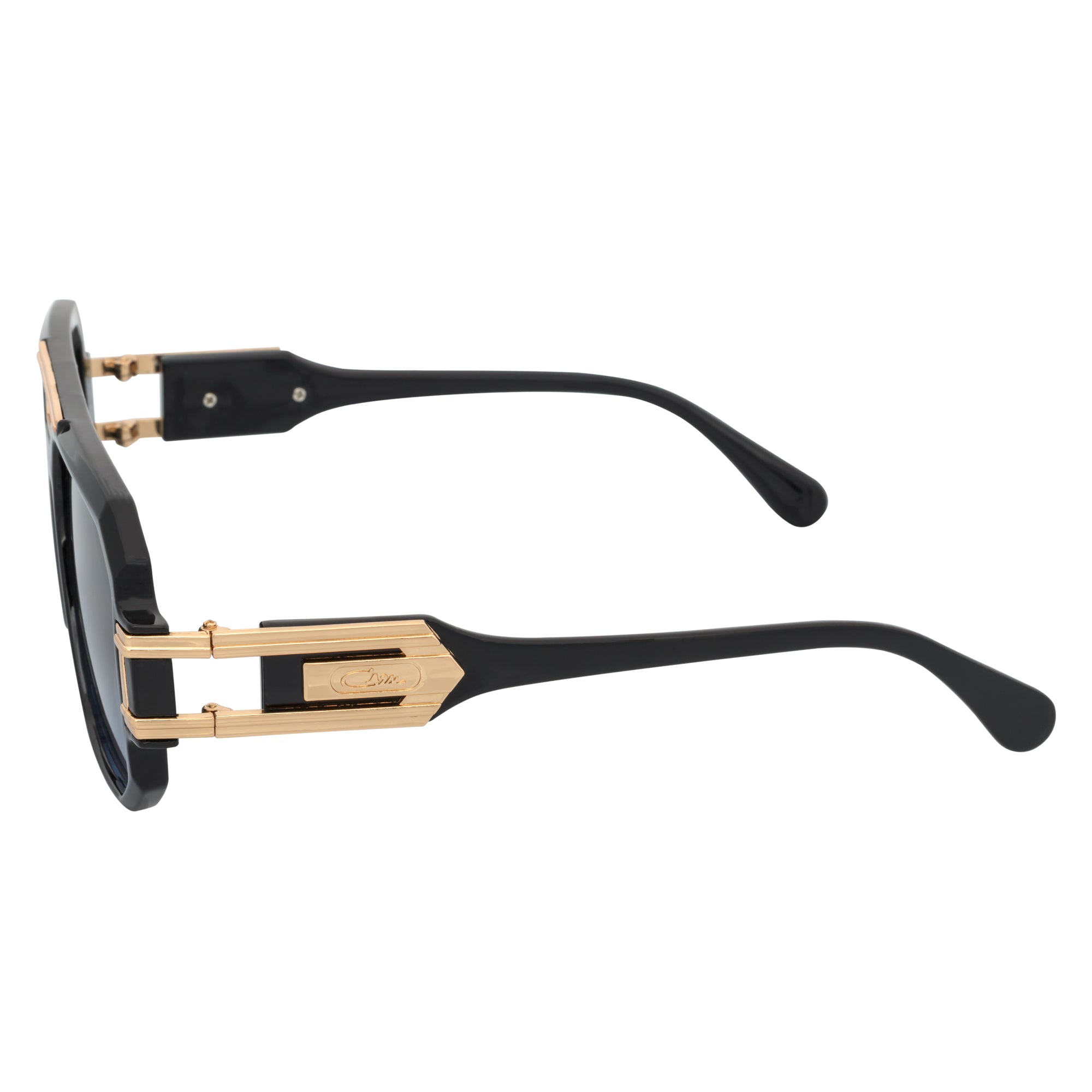Legend Retro Flat Top Sunglasses – Black / Blue-Lavender Fade