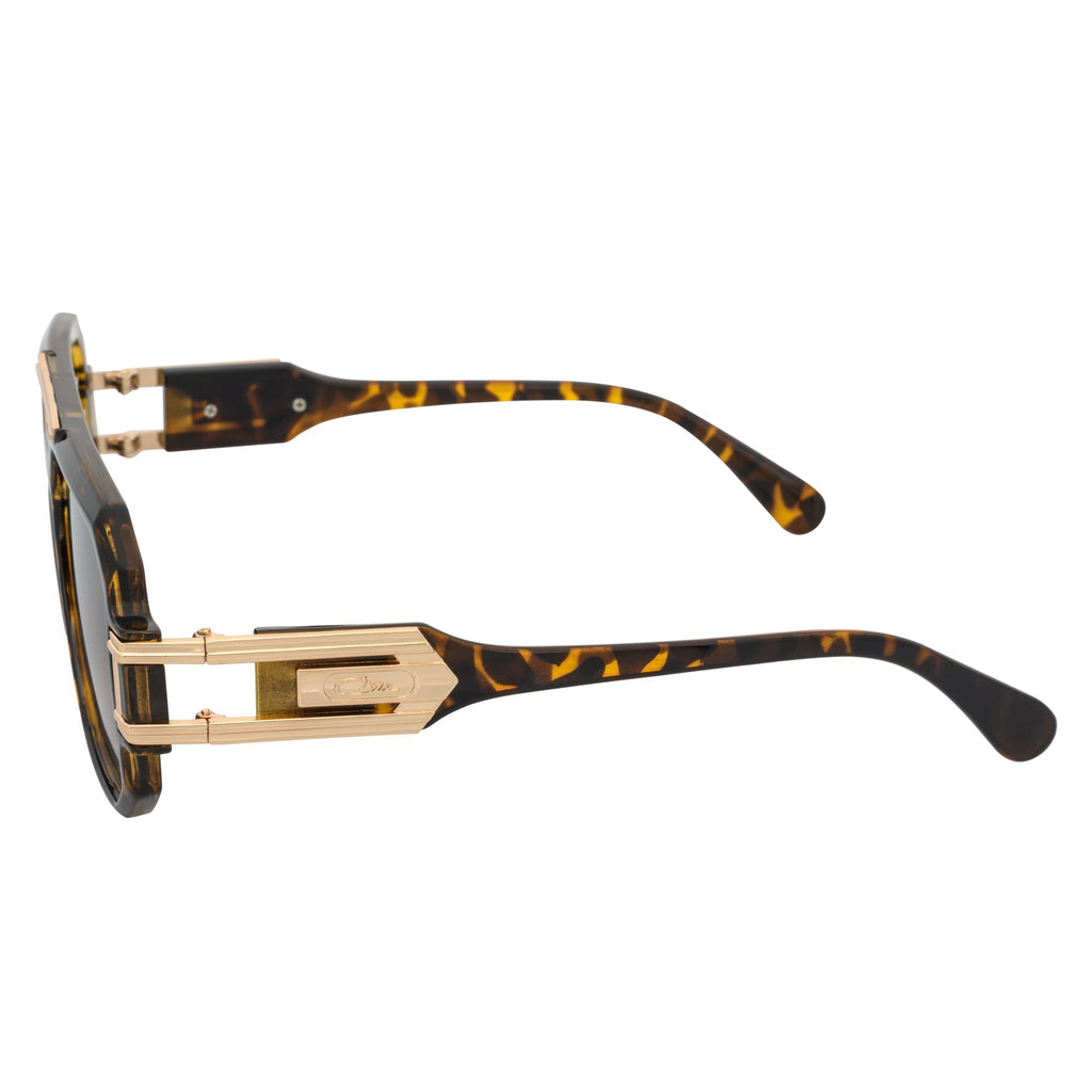 Legend Retro Flat Top Sunglasses – Brown Tortoise / Amber Fade