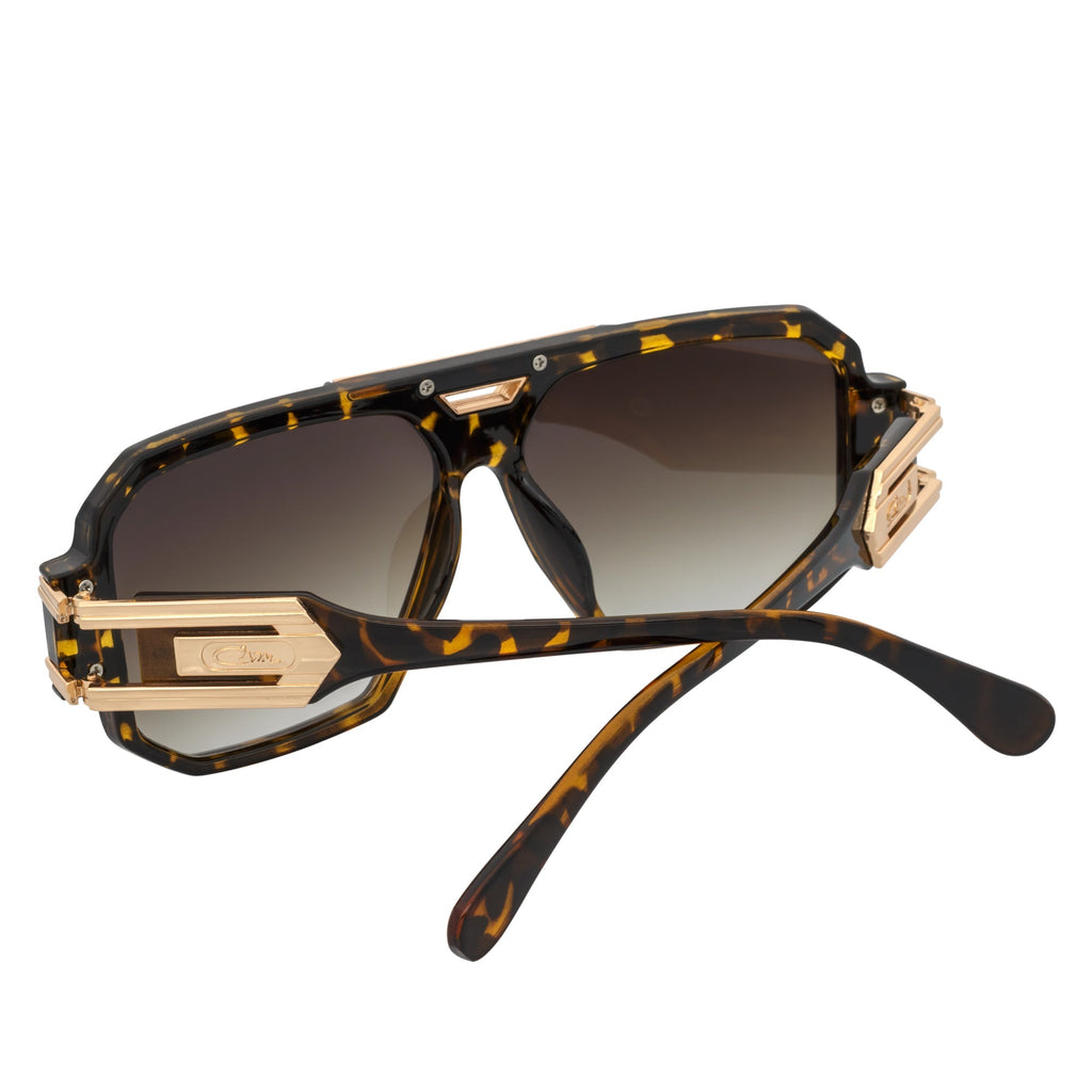 Legend Retro Flat Top Sunglasses – Brown Tortoise / Amber Fade