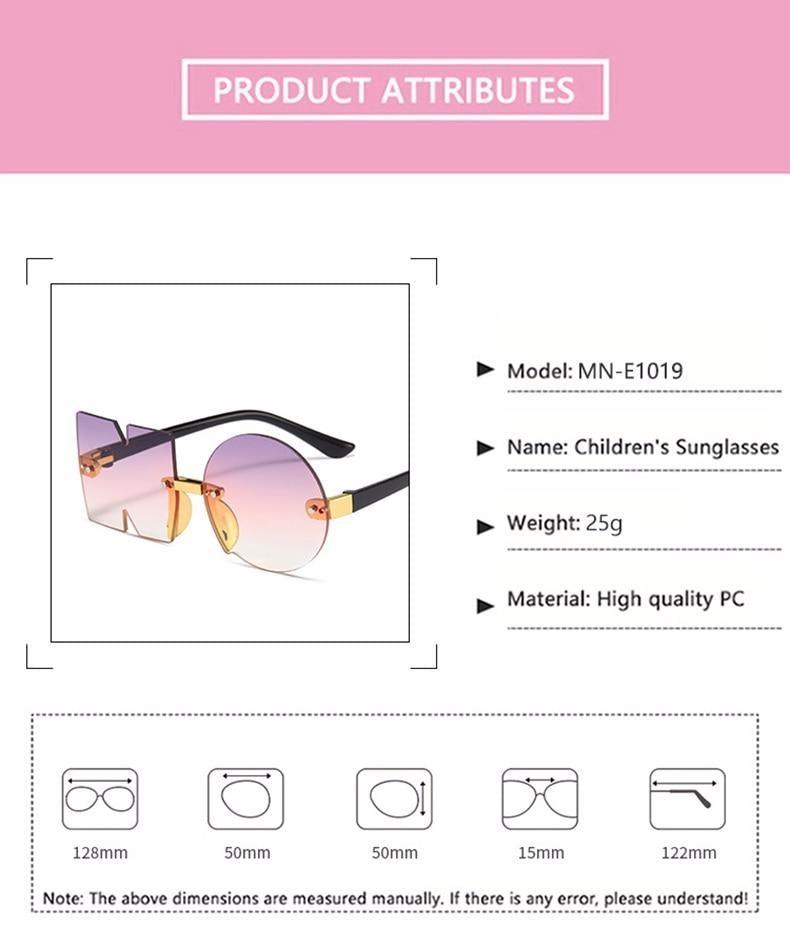 Stevvex rimless, irregular polygon sunglasses for men, women, and kids with oversized, frameless design and fashionable style.