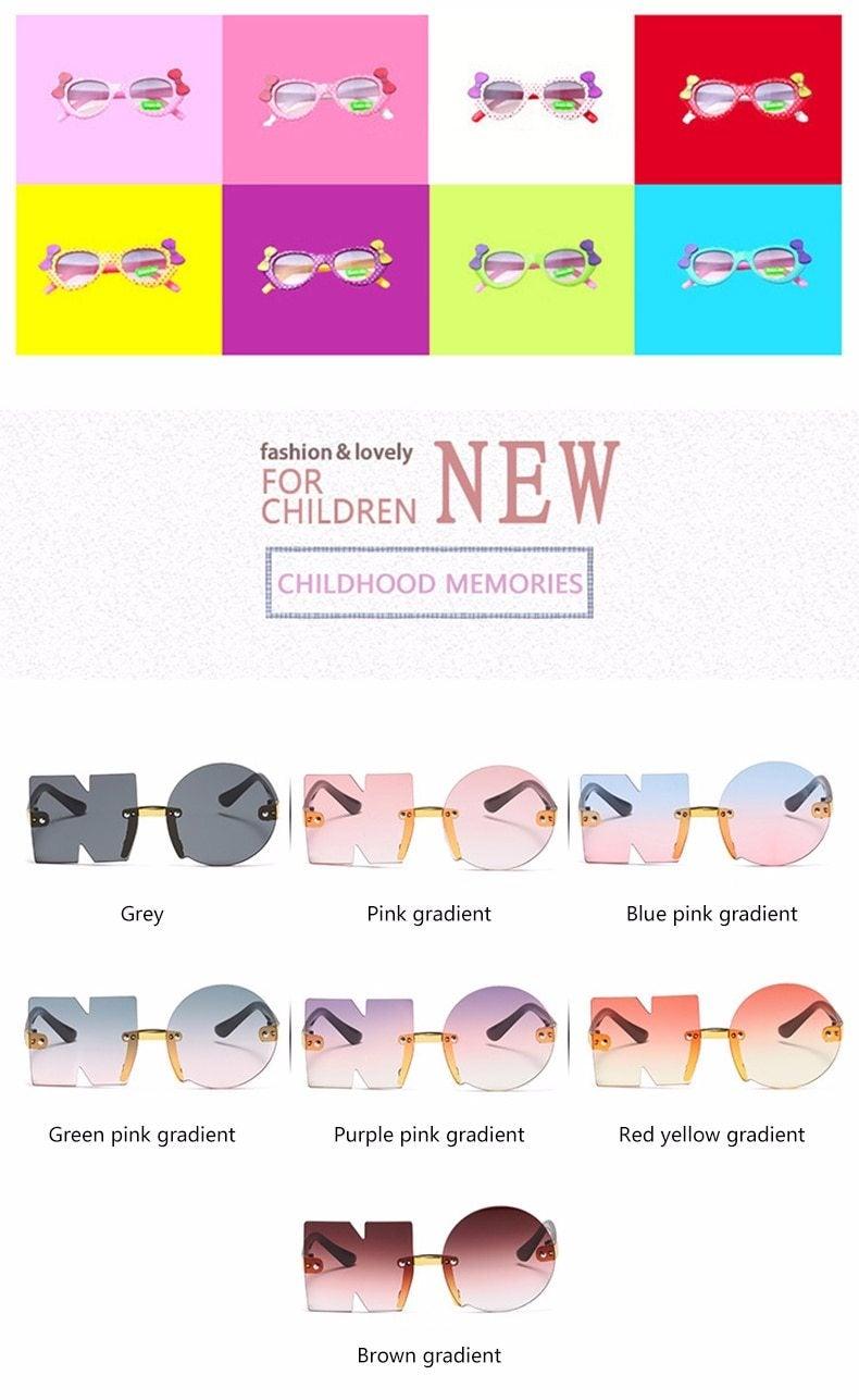 Stevvex rimless, irregular polygon sunglasses for men, women, and kids with oversized, frameless design and fashionable style.