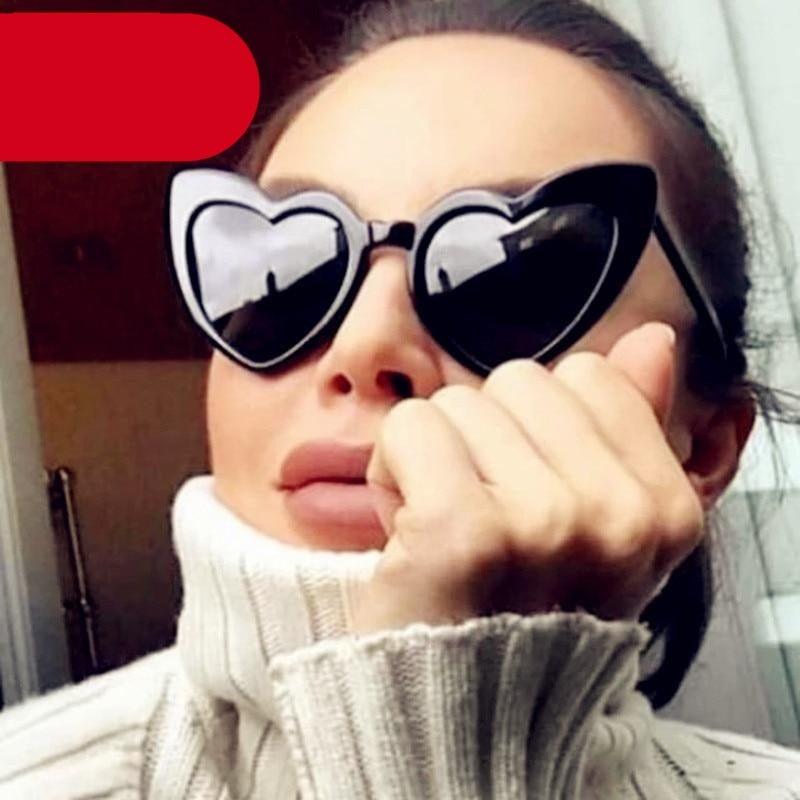 Stevvex love heart-shaped sunglasses for women with stylish metal frames, high-quality eyewear for fashion-forward individuals.