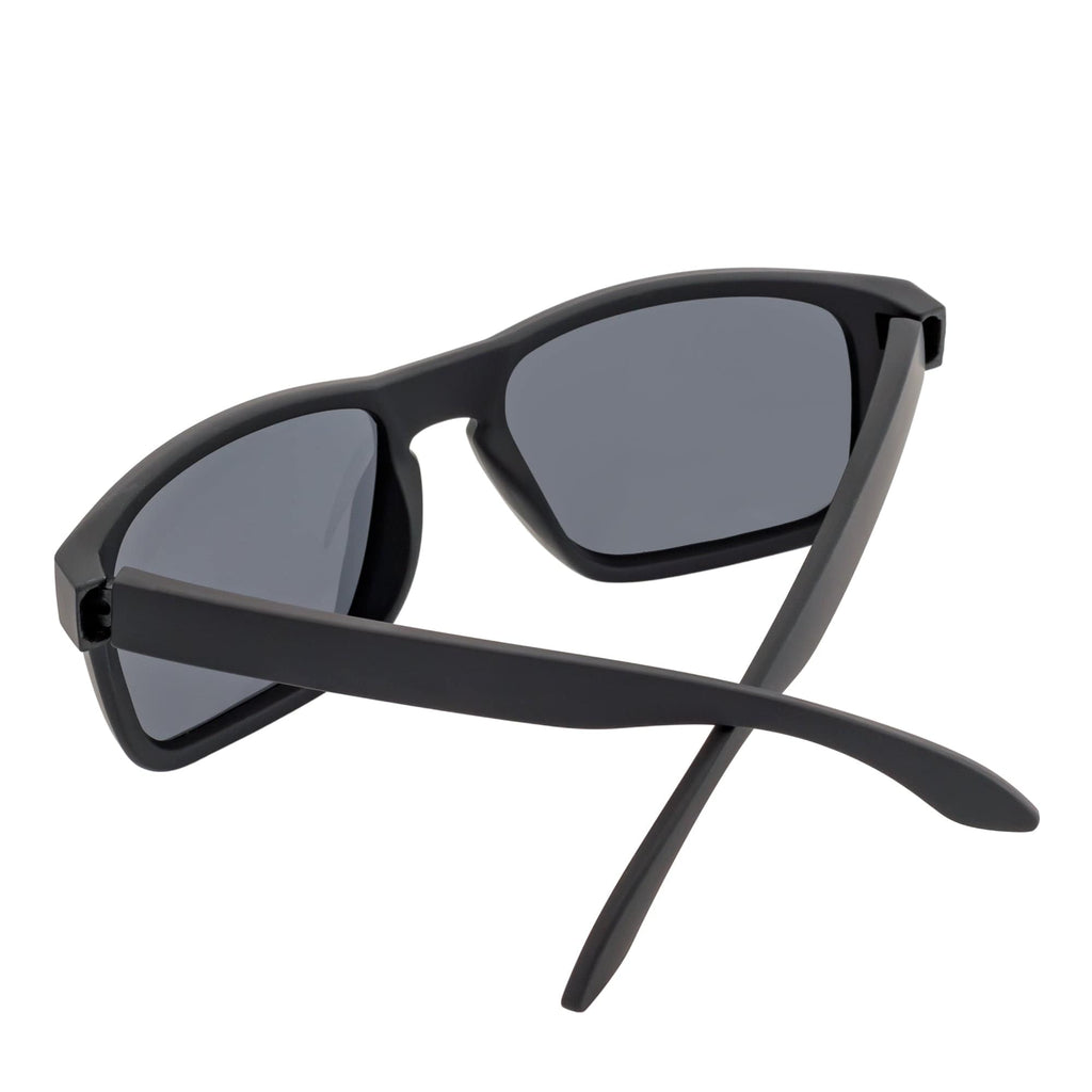 Hallbrook Polarized Sports Sunglasses – Matte Black / Dark Smoke