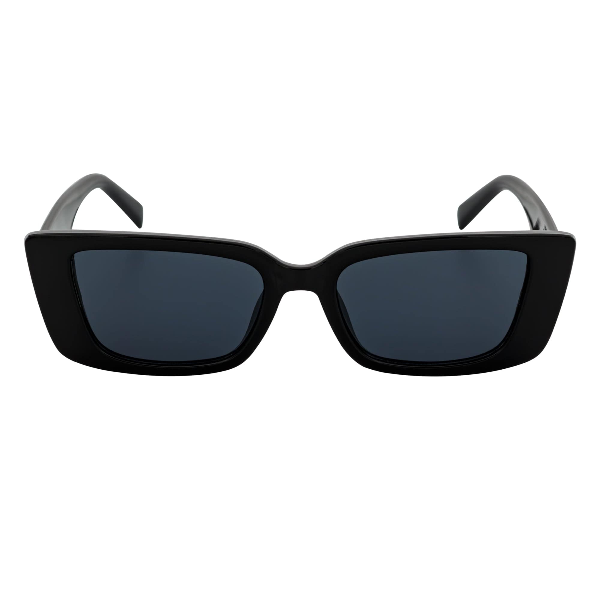 Modcat Cat Eye Rectangle Sunglasses – Gloss Black / Smoke