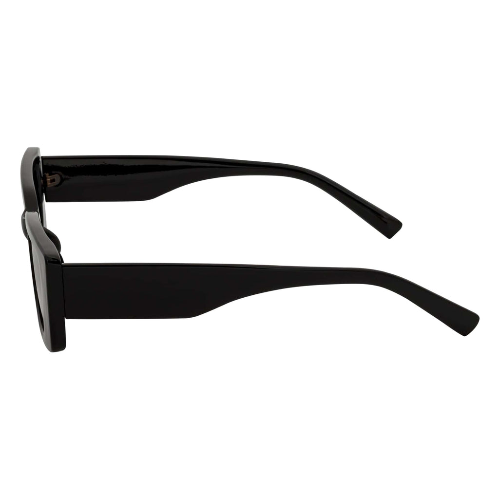 Modcat Cat Eye Rectangle Sunglasses – Gloss Black / Smoke