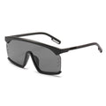 Stevvex Oversized Shield Festival Sunglasses – UV400 Rimless