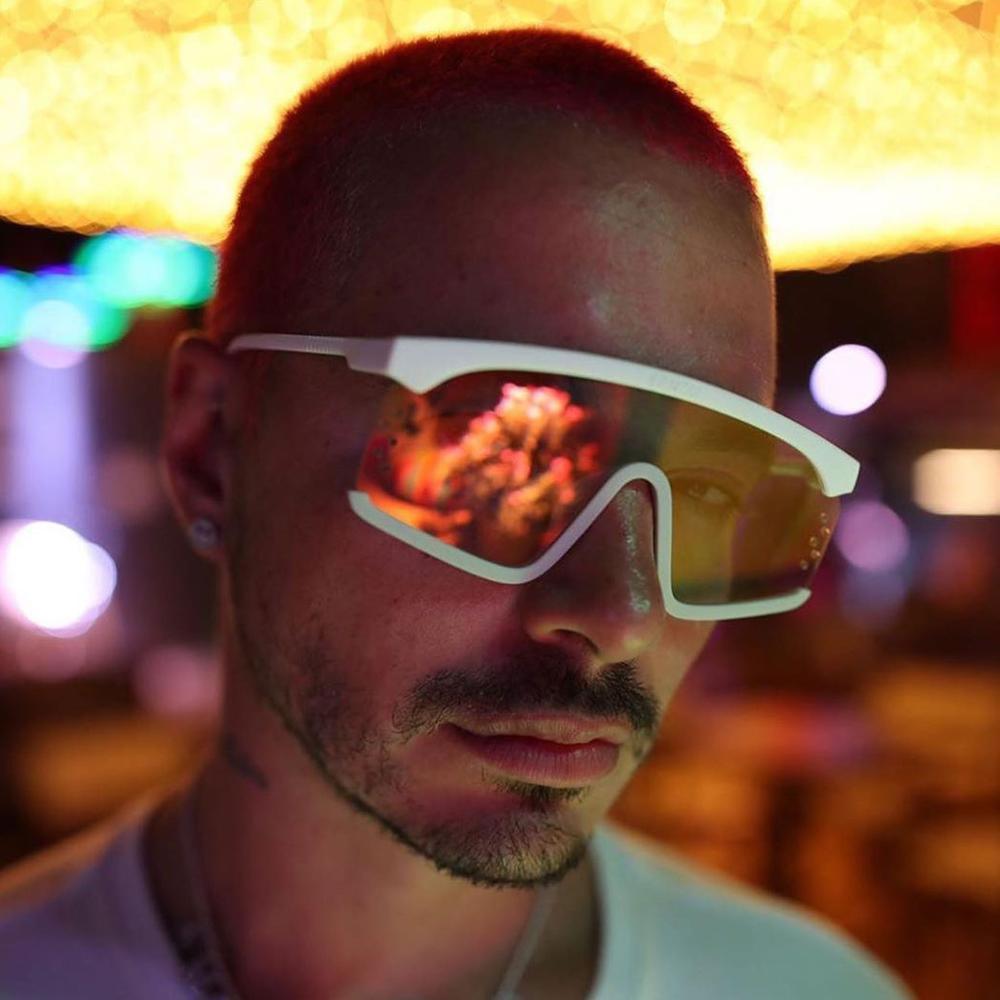 Stevvex Oversized Shield Festival Sunglasses – UV400 Rimless