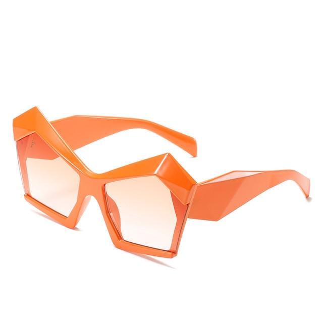 Stevvex Oversized Square Cat Eye Polarized Sunglasses – UV400