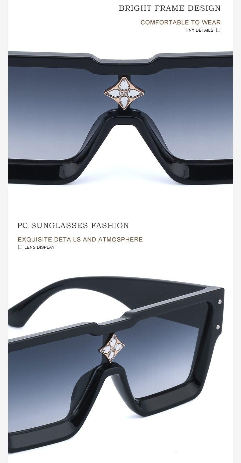 Stevvex Oversized Square Flat Top Sunglasses – UV400 Photochromic