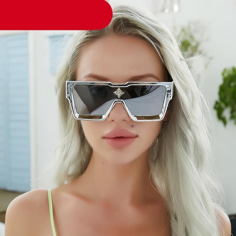 Stevvex Oversized Square Flat Top Sunglasses – UV400 Photochromic