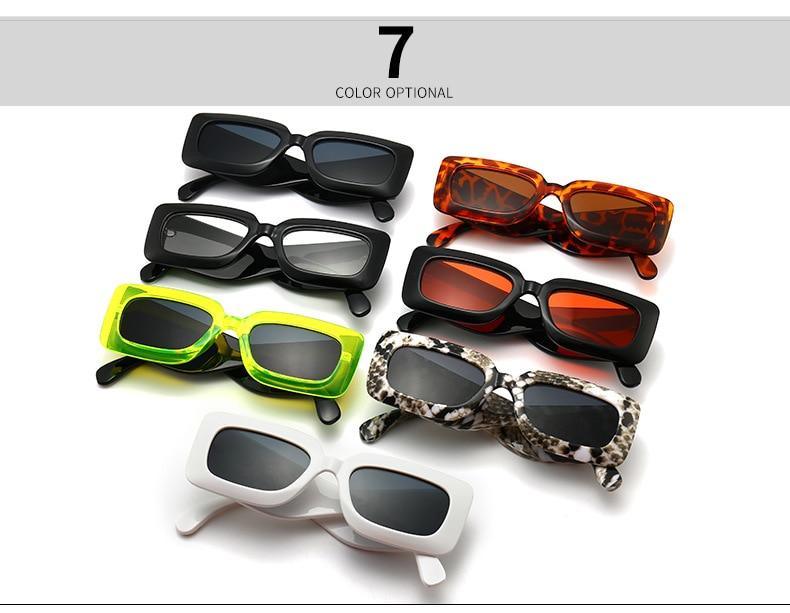 Stevvex Oversized Square Snake Pattern Sunglasses – UV400
