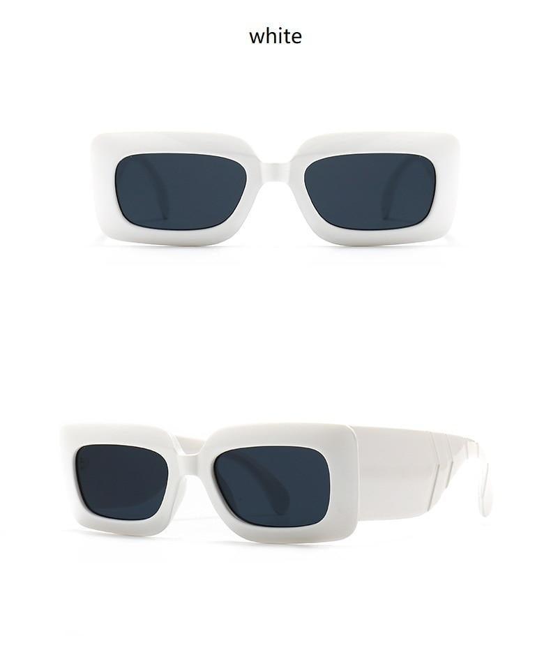 Stevvex Oversized Square Snake Pattern Sunglasses – UV400