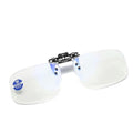 Stevvex clip-on blue light blocking reading glasses with magnifier lenses, lightweight and portable for men and women.