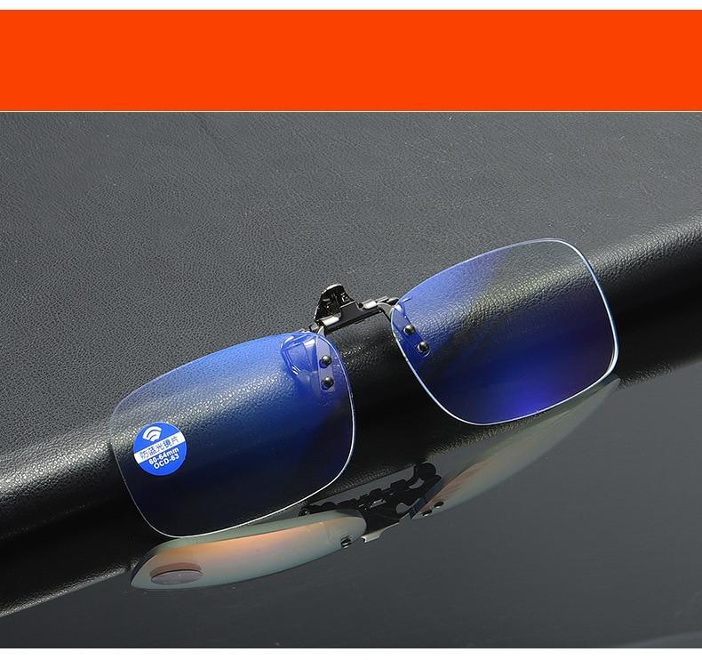 Stevvex blue light blocking clip-on reading glasses with magnifier lenses, lightweight and portable for men and women.
