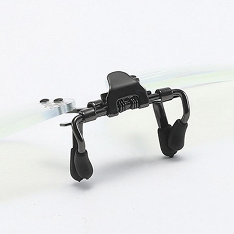 Stevvex blue light blocking clip-on reading glasses with magnifier lenses, lightweight and portable for women and men.