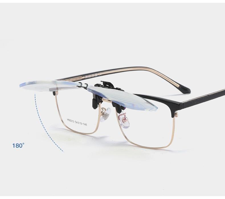 Stevvex blue light blocking clip-on reading glasses with magnifier lens, lightweight and portable for women and men.