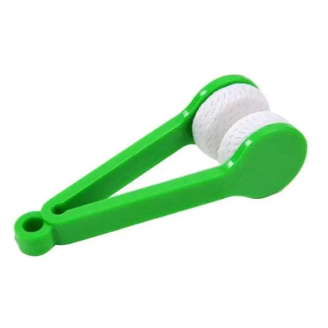 Colorful portable mini microfiber eyeglasses lens cleaner brush by Stevvex for effective eyewear cleaning.