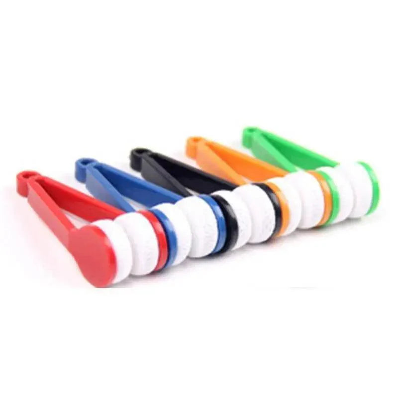 Colorful portable mini microfiber eyeglasses lens cleaner by Stevvex for effective eyewear cleaning.