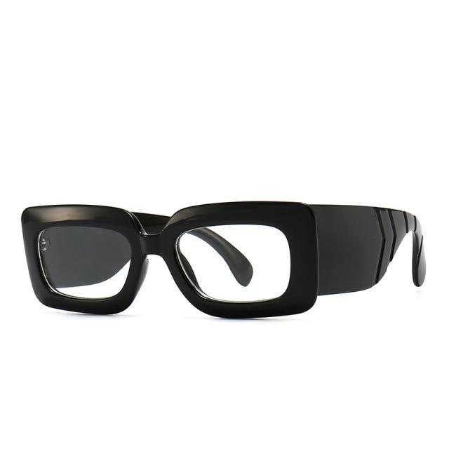 Stevvex Oversized Square Snake Pattern Sunglasses – UV400