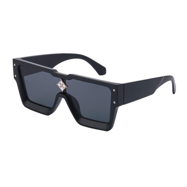 Stevvex Oversized Square Flat Top Sunglasses – UV400 Photochromic