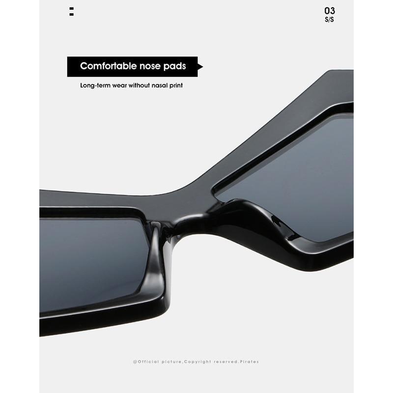 Stevvex Oversized Square Cat Eye Polarized Sunglasses – UV400