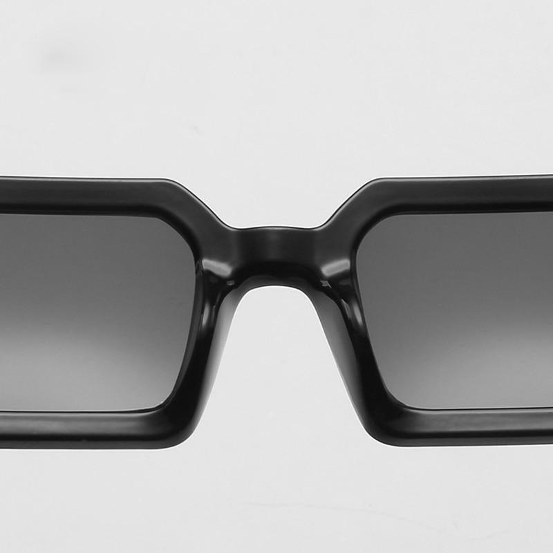 Stevvex Small Retro Rectangle Sunglasses – UV400 Mirror