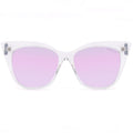 TopFoxx Venice Cateye Clear Purple Sunglasses