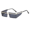 Stevvex Frameless Rectangle Sunglasses – Candy Color UV400