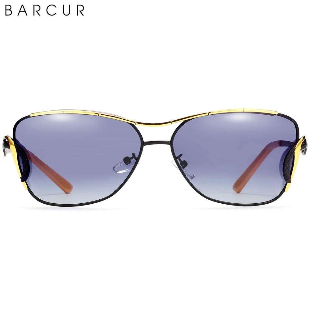 BARCUR Oversized Gradient Polarized Sunglasses for Women