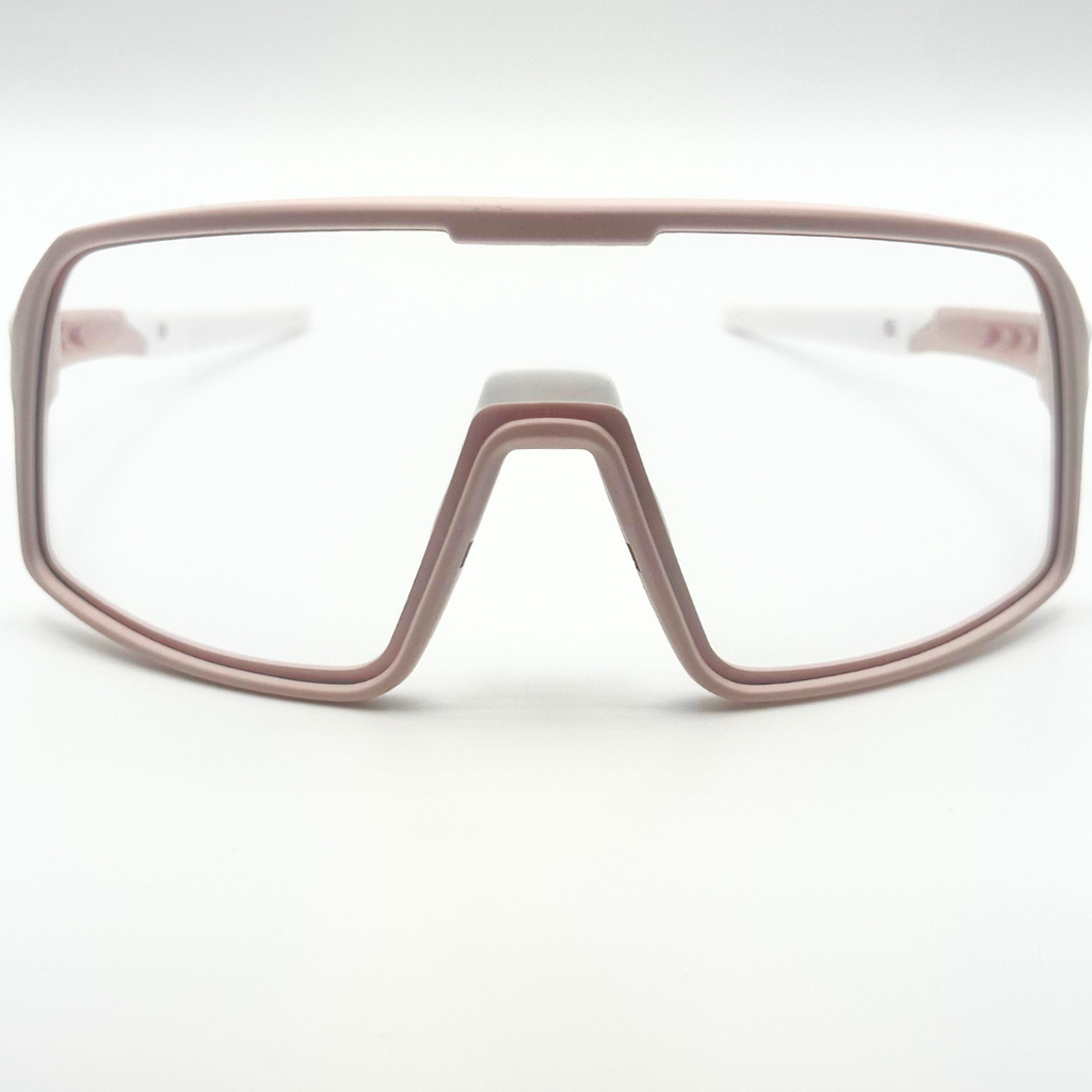 Eastern Outer Mojave sunglasses with photochromic lenses, featuring rose-colored frames and stylish design.