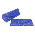 Sailboat Print Vegan Leather Glasses Case