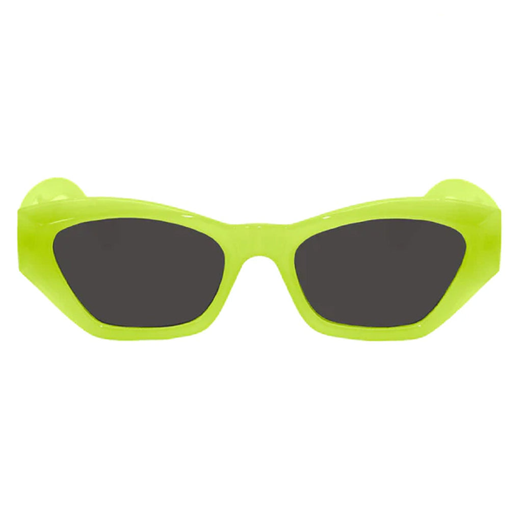 TopFoxx Bright as My Future Neon Cat Eye Sunglasses