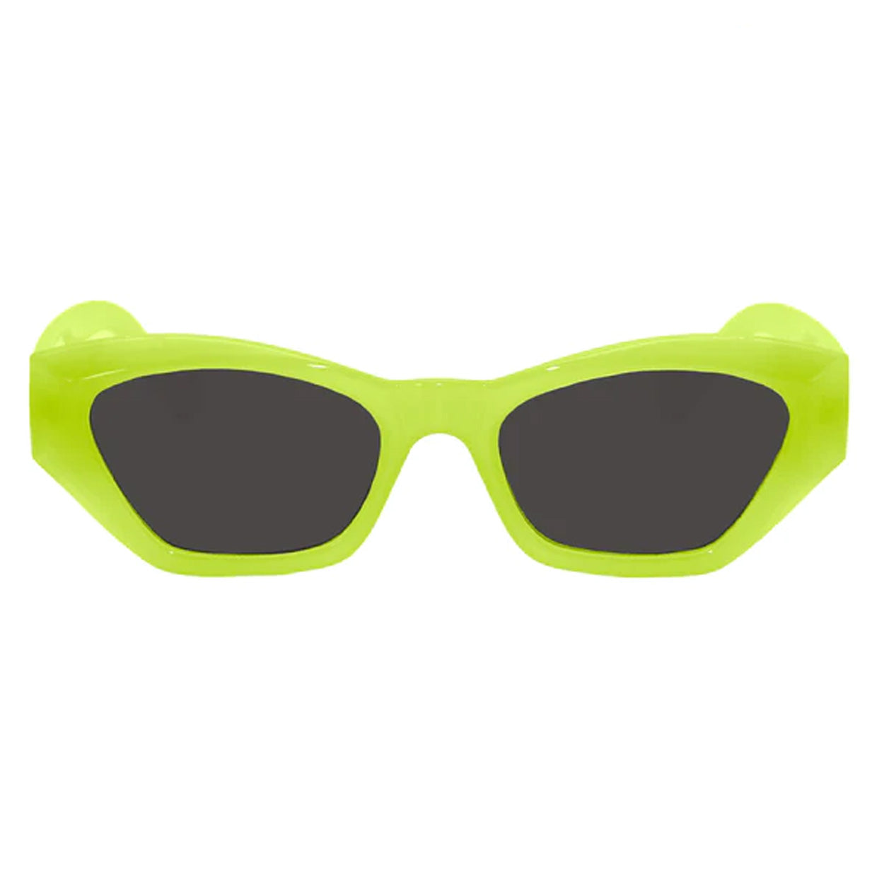 TopFoxx Bright as My Future Neon Cat Eye Sunglasses