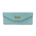 TopFoxx Turquoise Faux Crocodile Hard Sunglasses Case — Structured Protection