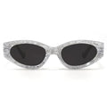 Kat x Money Moves - Silver Cateye Sunglasses