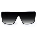 TopFoxx Rayz Black Square Sunglasses