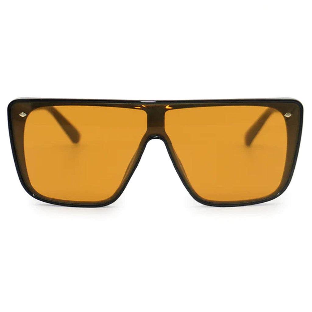 TopFoxx Sustainable Rayz Yellow Square Sunglasses