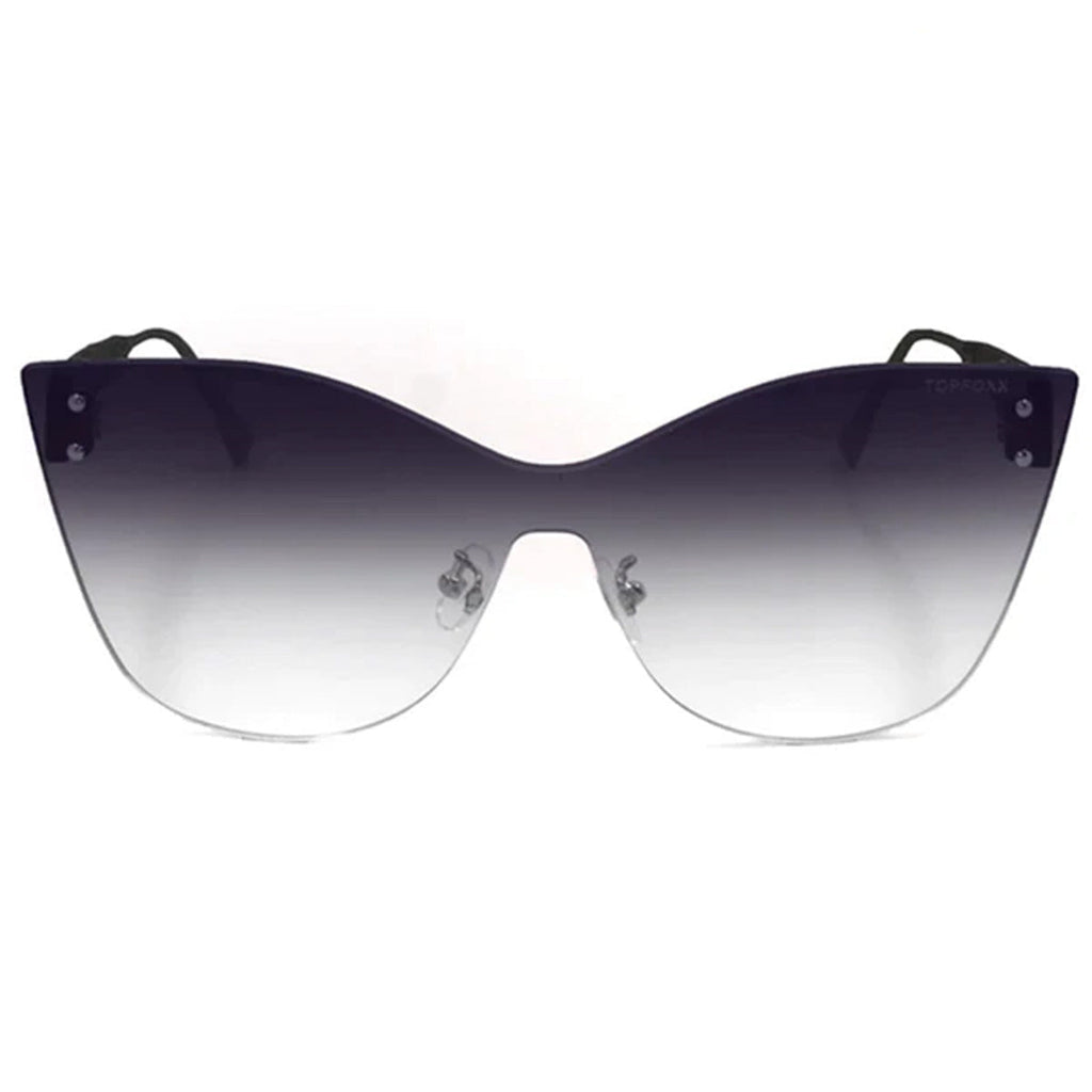 TopFoxx Sustainable Venice 2 Faded Black Aviator Sunglasses