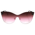 TopFoxx Sustainable Venice 2 Faded Burgundy Aviator Sunglasses