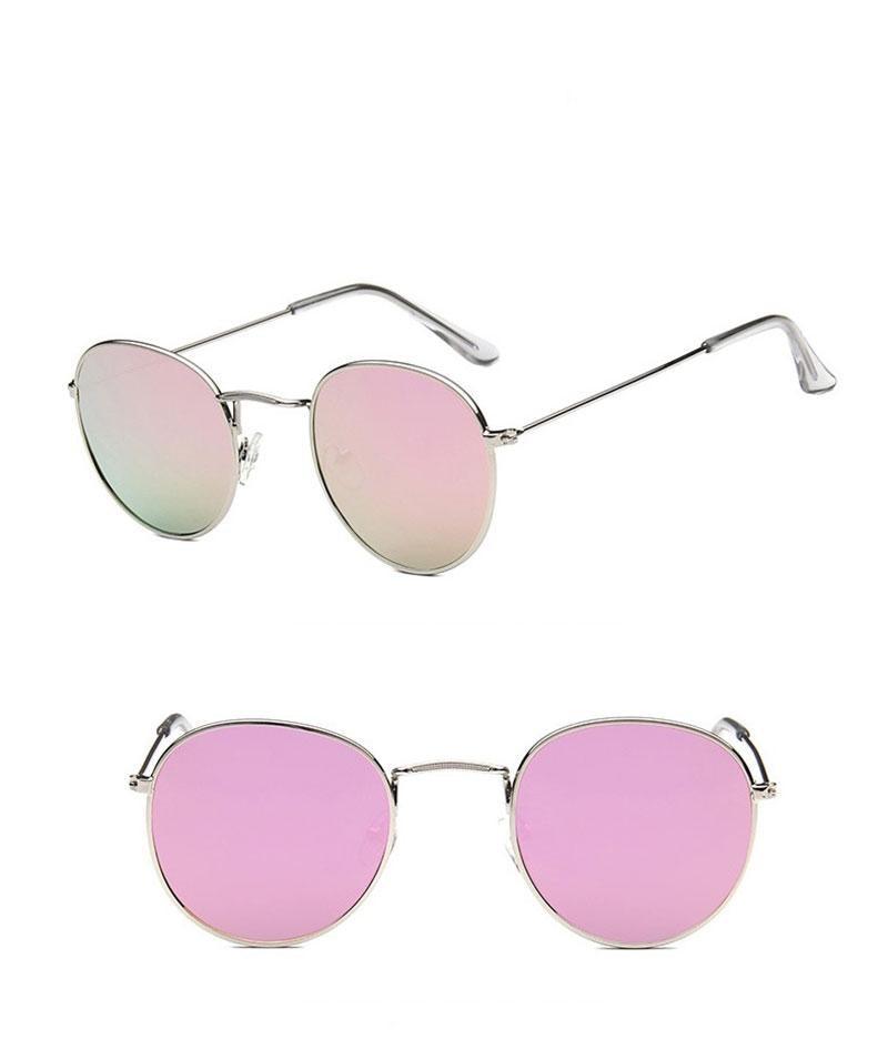 Stevvex round shape UV protected sunglasses for men and women with simple fashion design, lightweight and suitable for driving and sports.