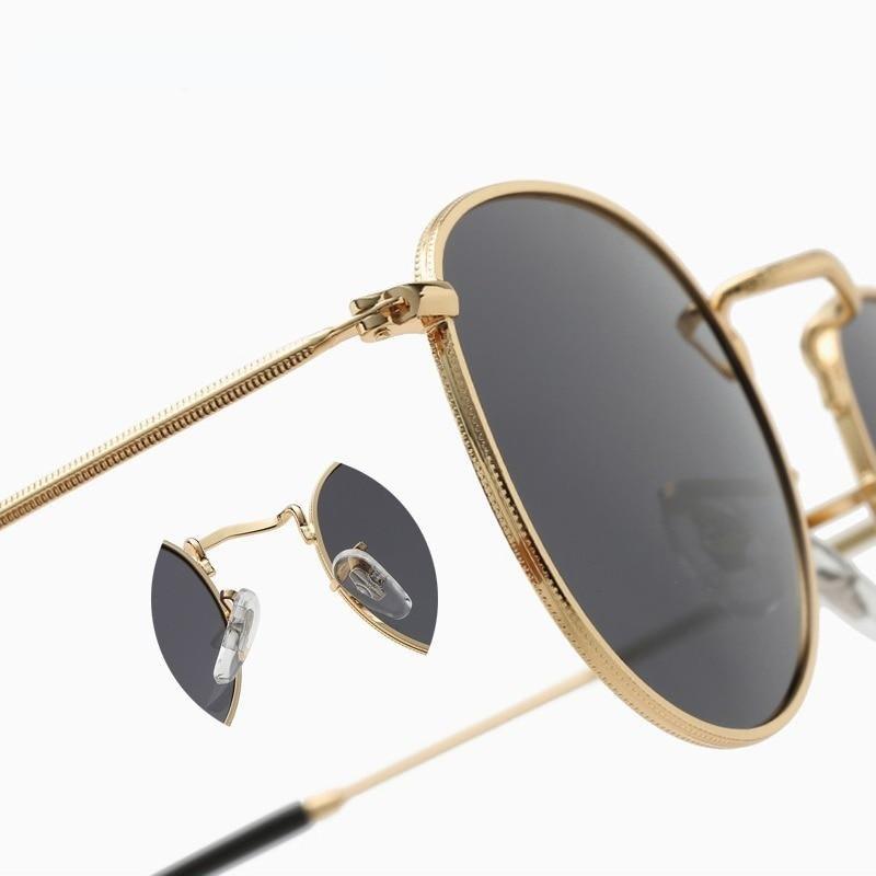 Round shape UV protected sunglasses by Stevvex, lightweight fashion glasses for men and women, ideal for driving, fishing, and sports.